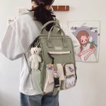 Kawaii Preppy style japanese Backpack cute laptop bookbag travel camping backpack - Image 4