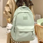 Solid color multi functional high quality backpack