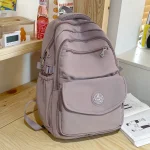 Capacious backpack, one-shoulder bag, for secondary school, spine protection