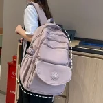 Capacious backpack, one-shoulder bag, for secondary school, spine protection - Image 2