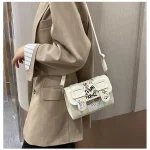 New Womens shoulder bag Griffiti small square bag - Image 8
