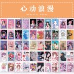 50sheets Retro Japanese Kawaii Comic Girl Decorative Stickers - Image 10