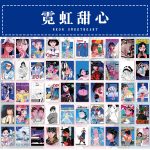 50sheets Retro Japanese Kawaii Comic Girl Decorative Stickers - Image 5