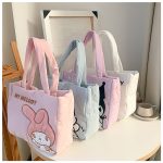 Sanrio Kawaii Large Capacity Puffed Tote Bag Soft Casual Shopper Shoulder BagBag - Image 19