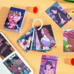 50sheets Retro Japanese Kawaii Comic Girl Decorative Stickers - Image 15