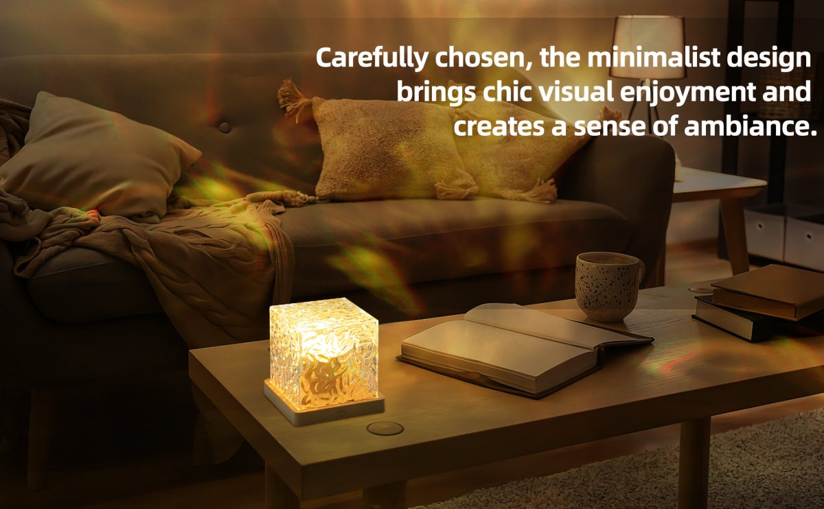 Water Ripples Lights Ocean Water Projector Light Bedroom Decor 16 Colors Rotating Flame Lumena Northern Nightlight - Image 11