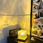 Water Ripples Lights Ocean Water Projector Light Bedroom Decor 16 Colors Rotating Flame Lumena Northern Nightlight - Image 6