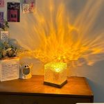 Water Ripples Lights Ocean Water Projector Light Bedroom Decor 16 Colors Rotating Flame Lumena Northern Nightlight - Image 9
