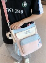 BOKA Cute Japanese Style Large Capacity High School Backpack and Tutoring Shoulder Tote Bag Comfortable Strap Travel Backpack - Image 19