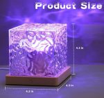 Water Ripples Lights Ocean Water Projector Light Bedroom Decor 16 Colors Rotating Flame Lumena Northern Nightlight - Image 4