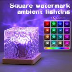 Water Ripples Lights Ocean Water Projector Light Bedroom Decor 16 Colors Rotating Flame Lumena Northern Nightlight - Image 3