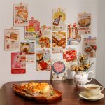 30pcs Retro style sweet cake recipe postcar wall decoration Poster