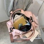 Wet and Dry Separation Compartment Travel Storage Bag Portable Short Distance Luggage Multifunctional Swimming Gym Lightweight Bags - Image 2