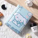 Sanrio Kuromi Pu Short Cinnamoroll Pochacco Cute Small Wallets Student Triple Fold Card Holder Money Bag Buttons Folding Wallets - Image 8