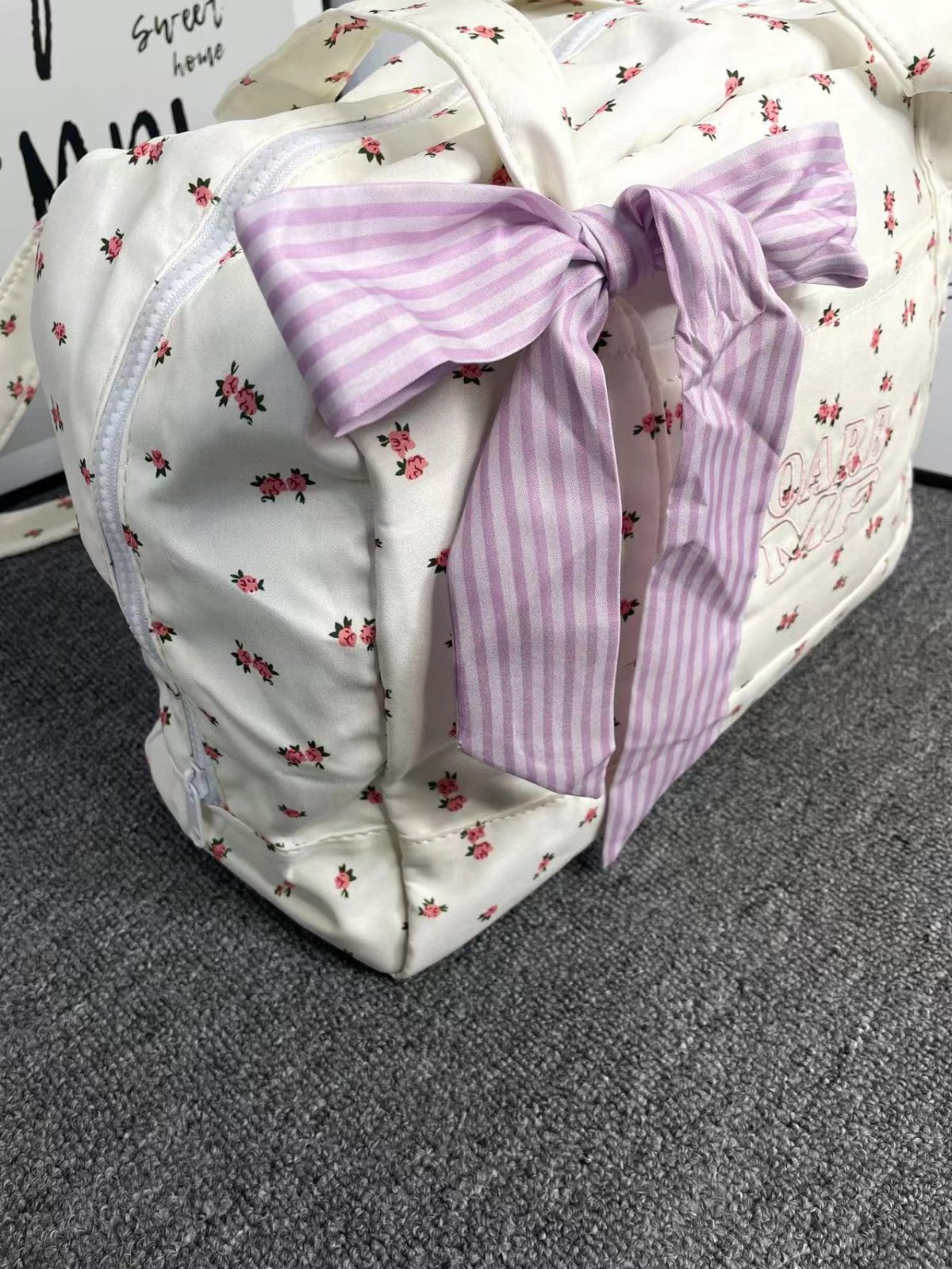 CarryMe Dupe Floral Feminine Tote Bag Aesthetic Party Vacation Shoulder Bag - Image 5