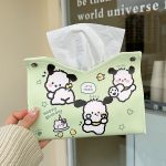 Kawaii Anime Mikkoes Desktop Living Room Household Tissue Box Cute Car Mounted Paper Drawer And Leather Storage Box Toys - Image 2