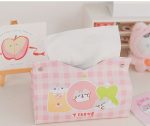 Kawaii Anime Mikkoes Desktop Living Room Household Tissue Box Cute Car Mounted Paper Drawer And Leather Storage Box Toys - Image 8
