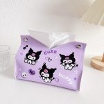 Kawaii Anime Mikkoes Desktop Living Room Household Tissue Box Cute Car Mounted Paper Drawer And Leather Storage Box Toys - Image 6