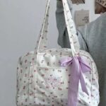 CarryMe Dupe Floral Feminine Tote Bag Aesthetic Party Vacation Shoulder Bag