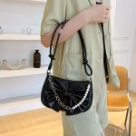 Korean style bowknot female fashion shoulder bag - Image 8