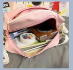 Japanese Kawaii Lolita Girl Uniform Bag PU Leather Tote Bag Teenage Handbags High School Girl Student Crossbody Shoulder Bag - Image 8