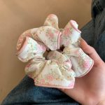 Fairy floral Korean Style large intestine hair band Summer Simple Scrunchies