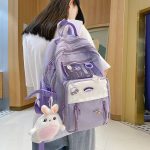 Kawaii Women Backpack Waterproof School Bag For Teenager Girl Student Bookbag Laptop Rucksack Cute Female Travel Bagpack Mochila - Image 3