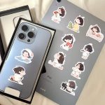60pcs hand-painted cute lazy girl daily life stickers phone case note decoration - Image 3
