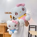 35/45cm Sanrio Sweet HelloKitty Plush Toy Lovely Fluffy Stuffed Cartoon Anime Kawaii Hug Plushies Soft Doll For Girl Gifts - Image 9