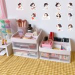 60pcs hand-painted cute lazy girl daily life stickers phone case note decoration - Image 9