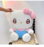 35/45cm Sanrio Sweet HelloKitty Plush Toy Lovely Fluffy Stuffed Cartoon Anime Kawaii Hug Plushies Soft Doll For Girl Gifts - Image 8