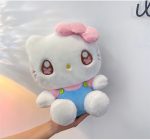 35/45cm Sanrio Sweet HelloKitty Plush Toy Lovely Fluffy Stuffed Cartoon Anime Kawaii Hug Plushies Soft Doll For Girl Gifts