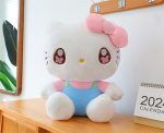 35/45cm Sanrio Sweet HelloKitty Plush Toy Lovely Fluffy Stuffed Cartoon Anime Kawaii Hug Plushies Soft Doll For Girl Gifts - Image 6
