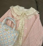 Japanese Sweet Harajuku two piece Dress with Sweater - Image 9