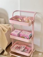 3Layer Stainless Steel Multi-purpose Trolley Cart Storage SSnacks Book Organizer - Image 11