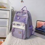 Kawaii Women Backpack Waterproof School Bag For Teenager Girl Student Bookbag Laptop Rucksack Cute Female Travel Bagpack Mochila - Image 9