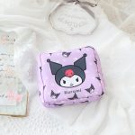 Sanrios Kawaii Portable Sanitary Napkin Pads Storage Bag Cinnamonroll Cute Kuromi HelloKitty Hangyodon Coin Purse Organizer Pouch - Image 8