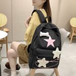 Korean Sweet All Match Star Backpacks Japanese Women Streetwear Y2k Aesthetic Schoolbags High- capacity Kawaii Backpack Students - Image 3