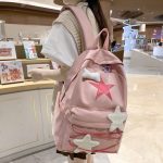 Korean Sweet All Match Star Backpacks Japanese Women Streetwear Y2k Aesthetic Schoolbags High- capacity Kawaii Backpack Students - Image 5
