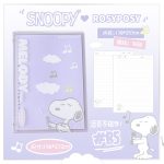 Snoopy Rollable Soft Loose-Leaf Notebook for Students Lightweight B5 Internal Page 178 * 257Mm Horizontal Line Diary Anime Toys - Image 4