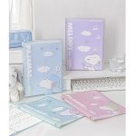 Snoopy Rollable Soft Loose-Leaf Notebook for Students Lightweight B5 Internal Page 178 * 257Mm Horizontal Line Diary Anime Toys - Image 2