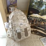 Cute Graffiti Rabbit Ear Backpack Light and Large Capacity Leisure Simple College Style Female College Student Bag High Value - Image 7