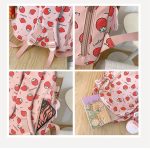 Girl Strawberry Floral Travel Book Backpack Women Trendy Print School Bag Female Laptop College Backpack Fashion Lady Kawaii Bag - Image 13