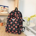 Girl Strawberry Floral Travel Book Backpack Women Trendy Print School Bag Female Laptop College Backpack Fashion Lady Kawaii Bag - Image 8