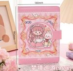 Kawaii Magnetic Buckle Notebook Girls Pu Leather Handbook 192 Pages High Value Girls Daily Plan Diary Children's Day Gift - Image 2