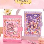 Kawaii Magnetic Buckle Notebook Girls Pu Leather Handbook 192 Pages High Value Girls Daily Plan Diary Children's Day Gift - Image 4