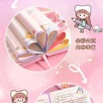 Kawaii Magnetic Buckle Notebook Girls Pu Leather Handbook 192 Pages High Value Girls Daily Plan Diary Children's Day Gift - Image 8