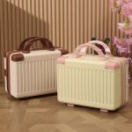 Women Mini Suitcase For Travel Makeup Box 14 16 Inch Hand Gift Small Wedding Bag Girl Cosmetic Box Rolling Luggage Dropshipping