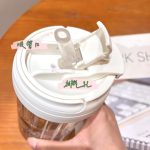 Sanrio Anime Pochacco Straw Cup Portable Simple Niche Cartoon Glass Cup Couple Student Kawaii Coffee Cup Cute Girly Heart - Image 6