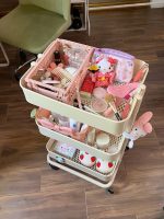 3Layer Stainless Steel Multi-purpose Trolley Cart Storage SSnacks Book Organizer - Image 15